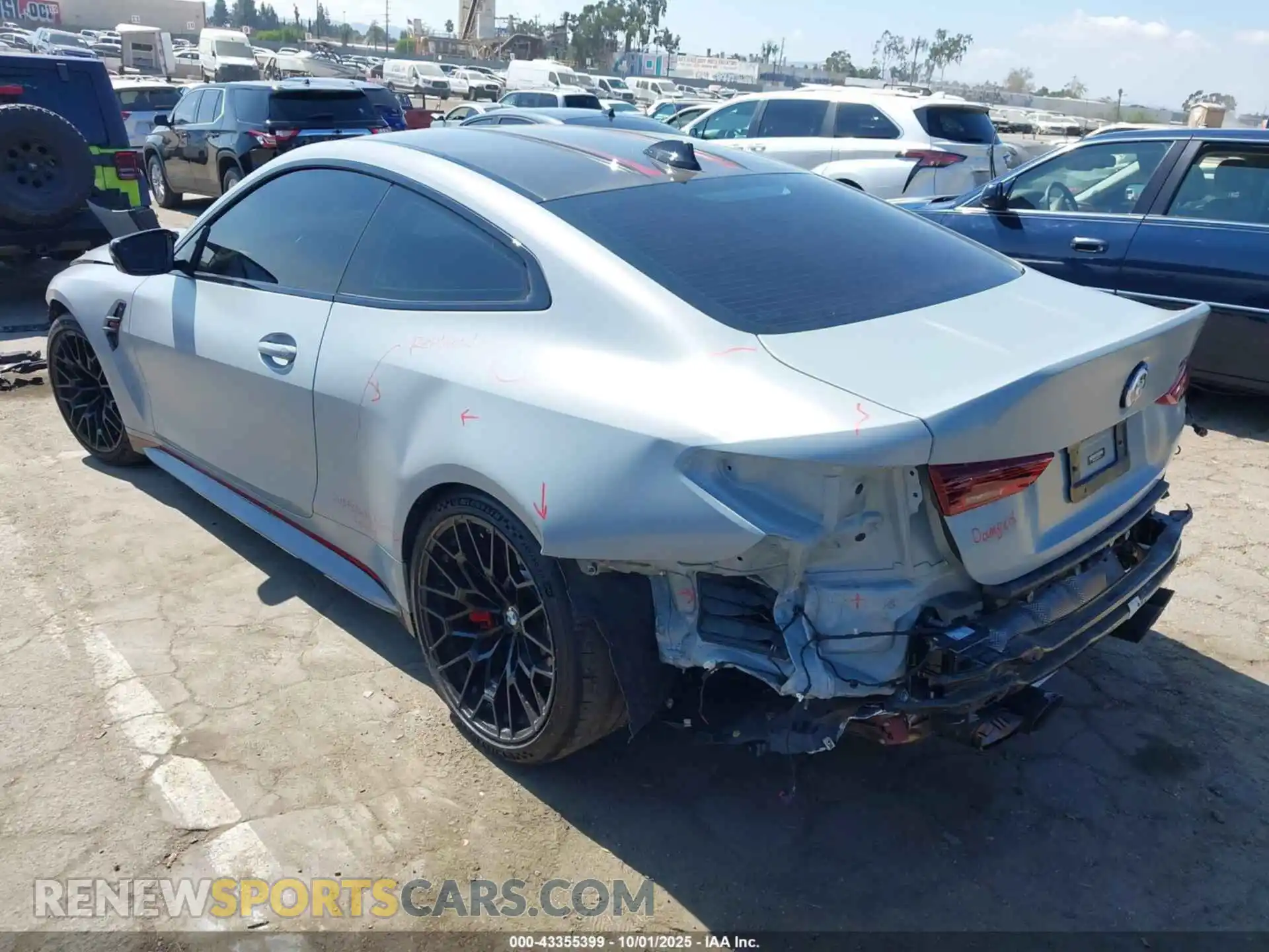 3 Photograph of a damaged car WBS63AZ05PCM07503 BMW M4 2023
