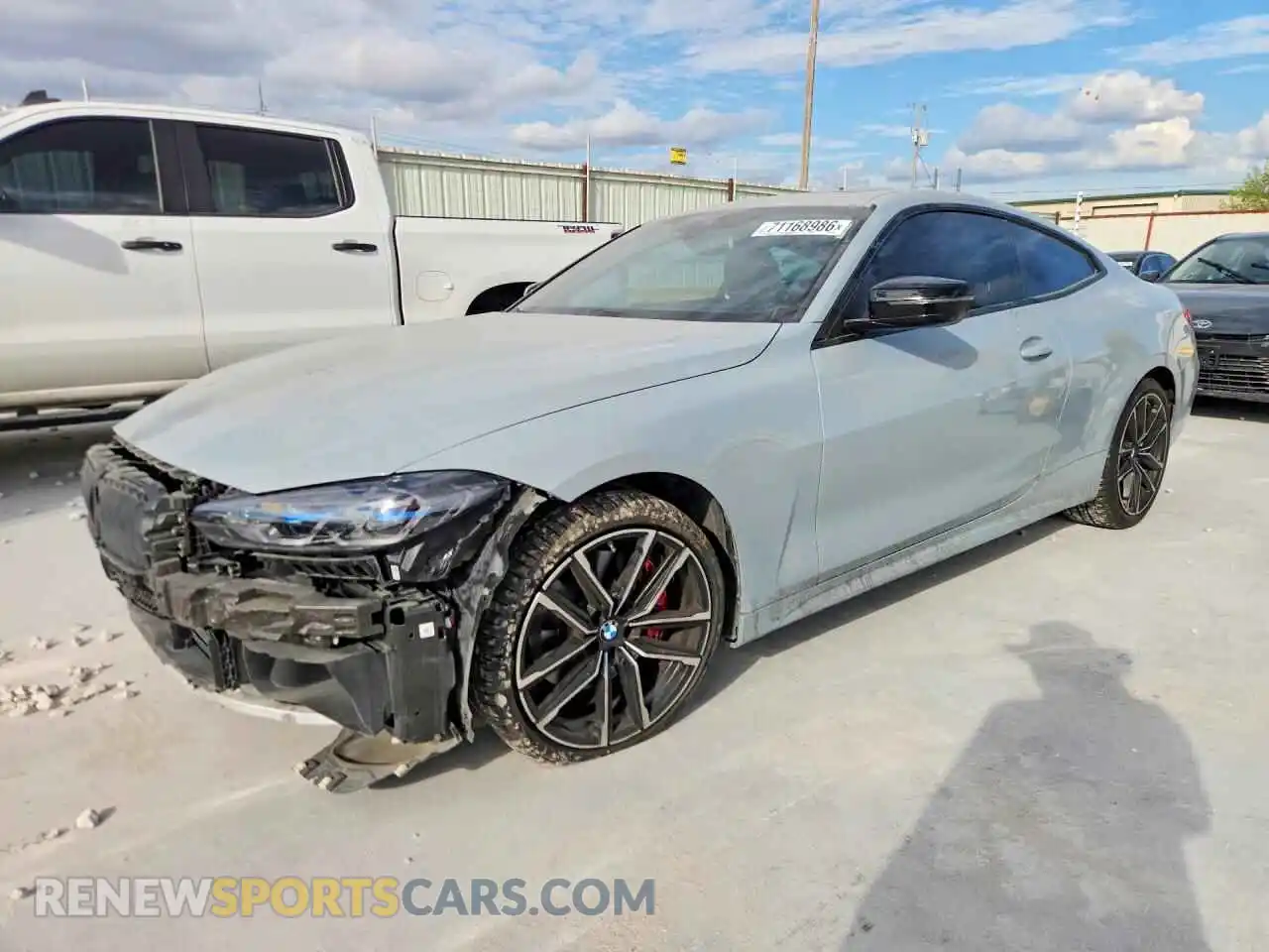 1 Photograph of a damaged car WBA13AR06RCN98799 BMW M4 2024