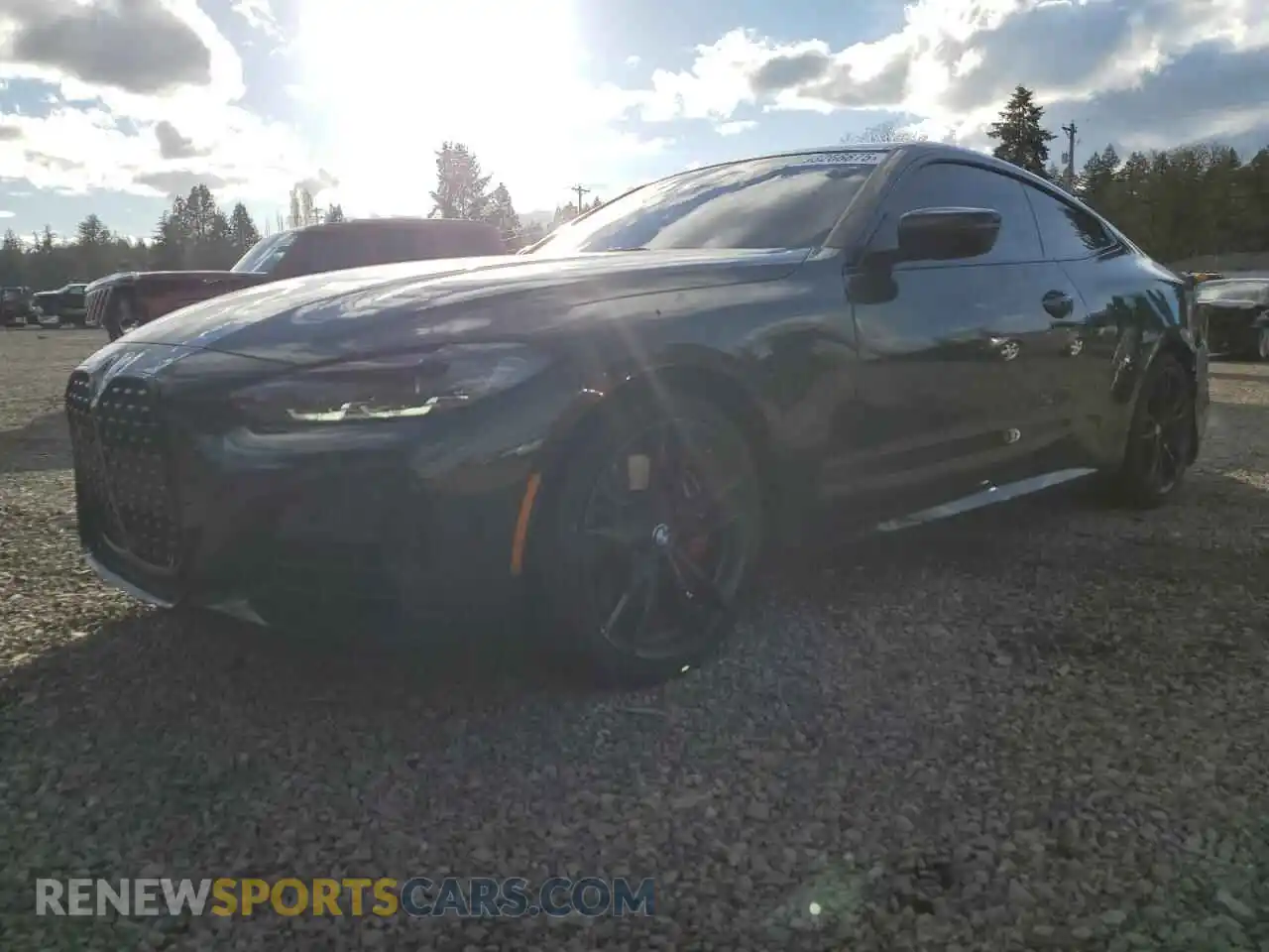 1 Photograph of a damaged car WBA13AR08RCR93647 BMW M4 2024