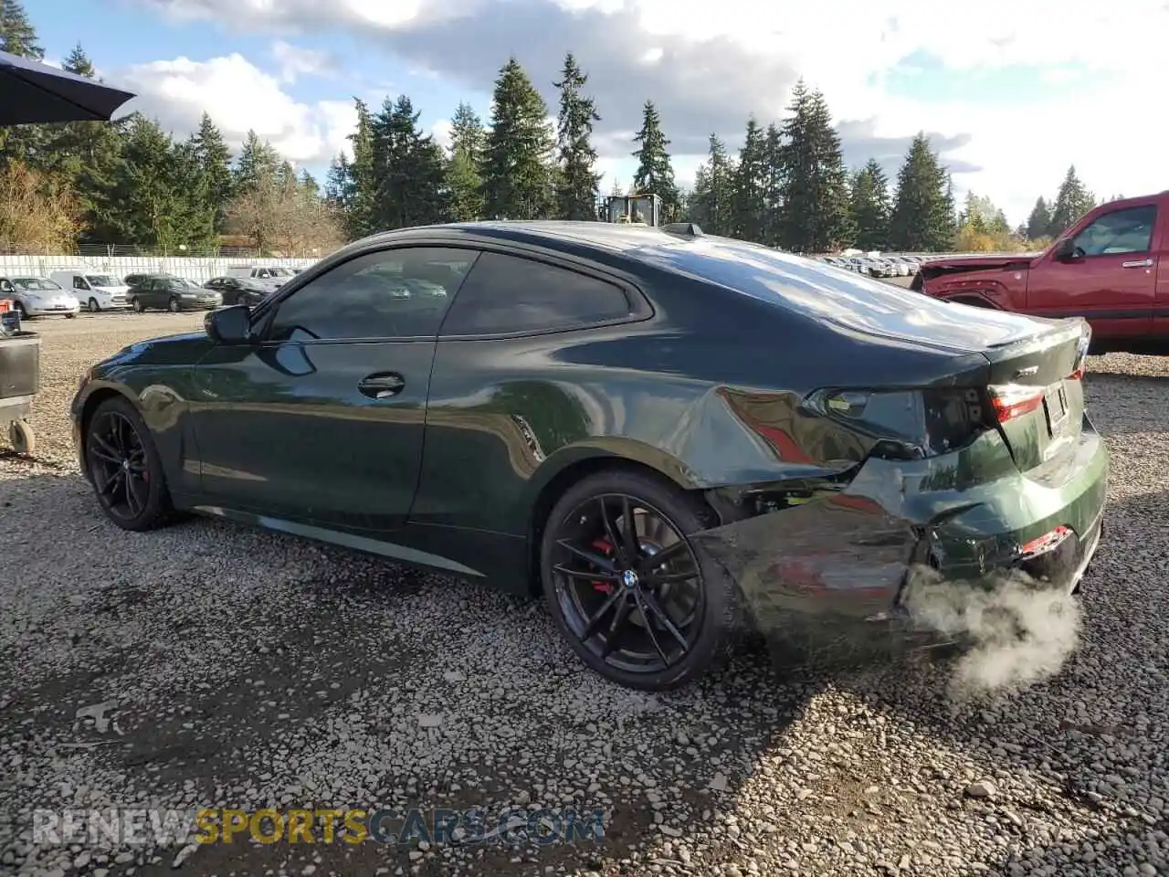 2 Photograph of a damaged car WBA13AR08RCR93647 BMW M4 2024