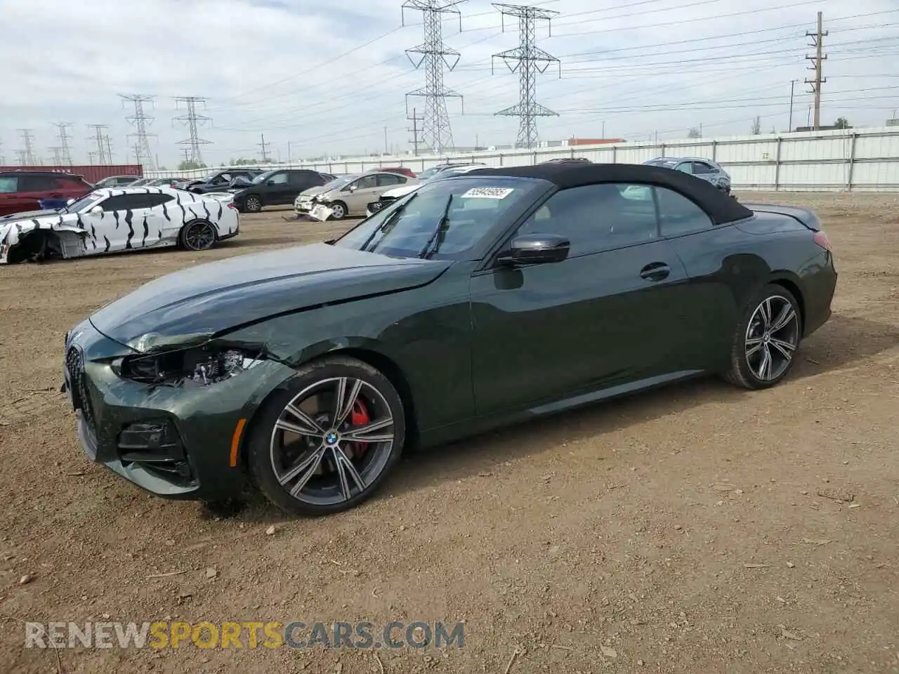 1 Photograph of a damaged car WBA63AT07RCR59343 BMW M4 2024