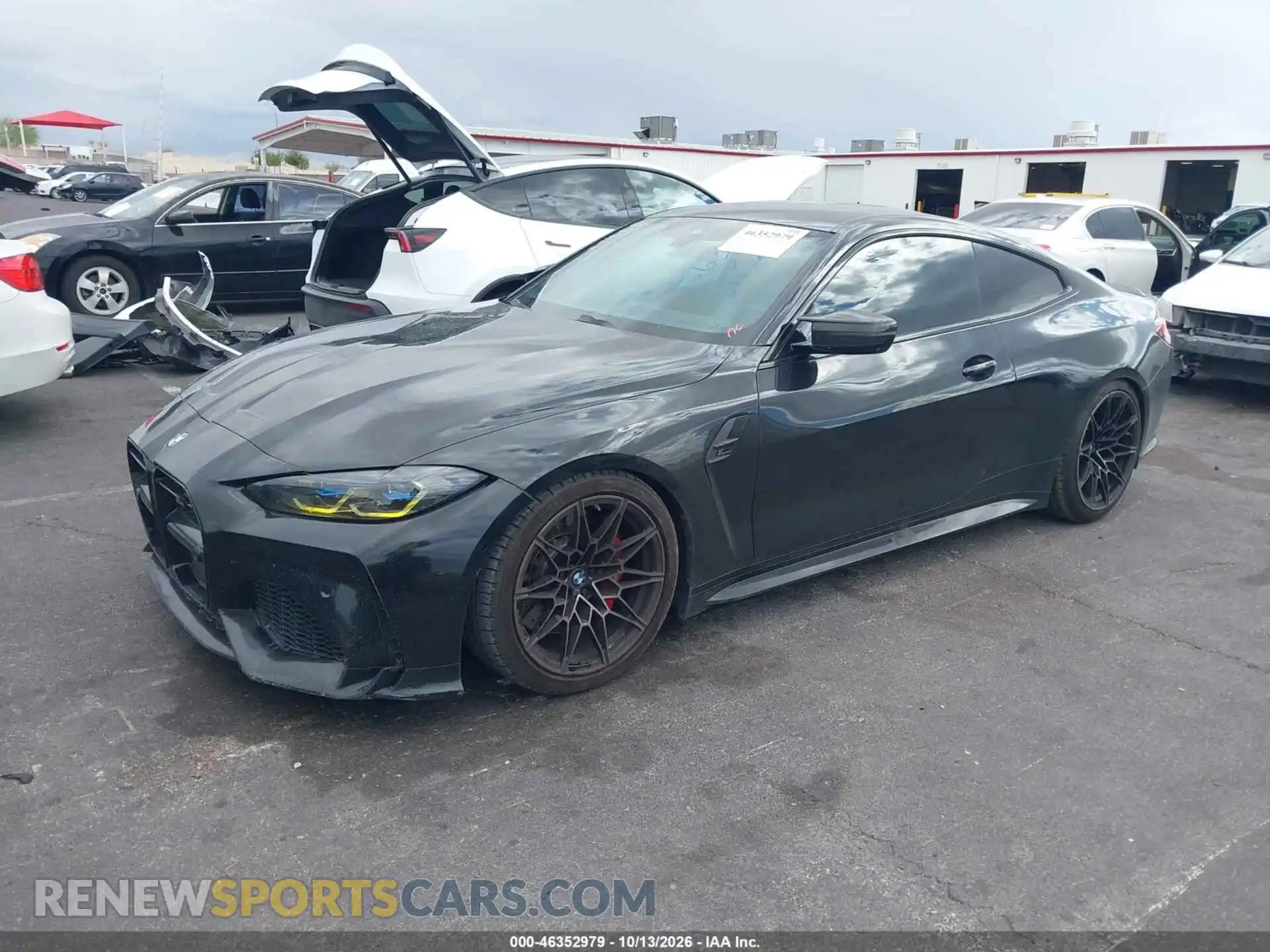 2 fotografías del automóvil dañado WBS33AZ09RCN18271 BMW M4 2024
