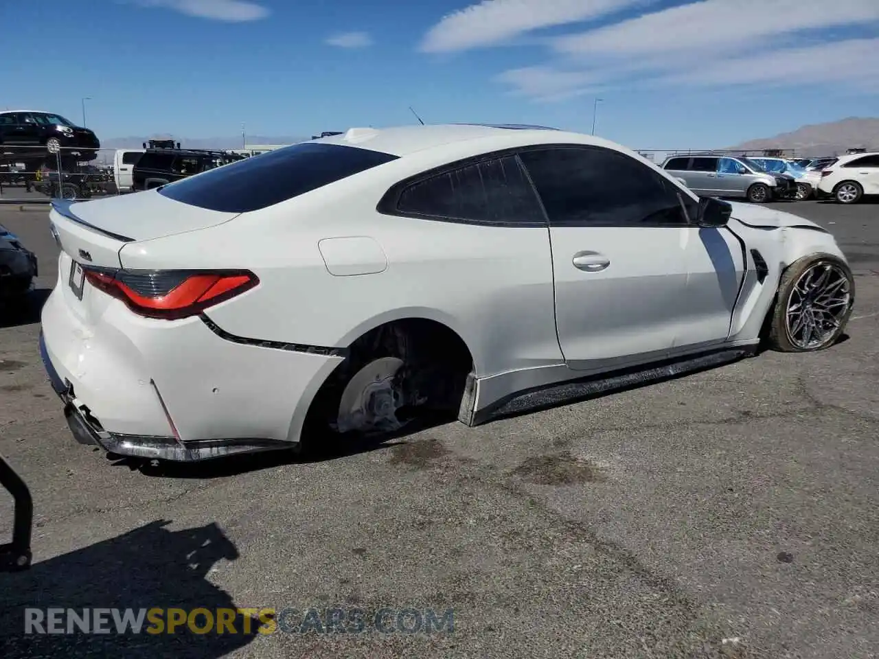3 Photograph of a damaged car WBS43AZ03RCN61458 BMW M4 2024