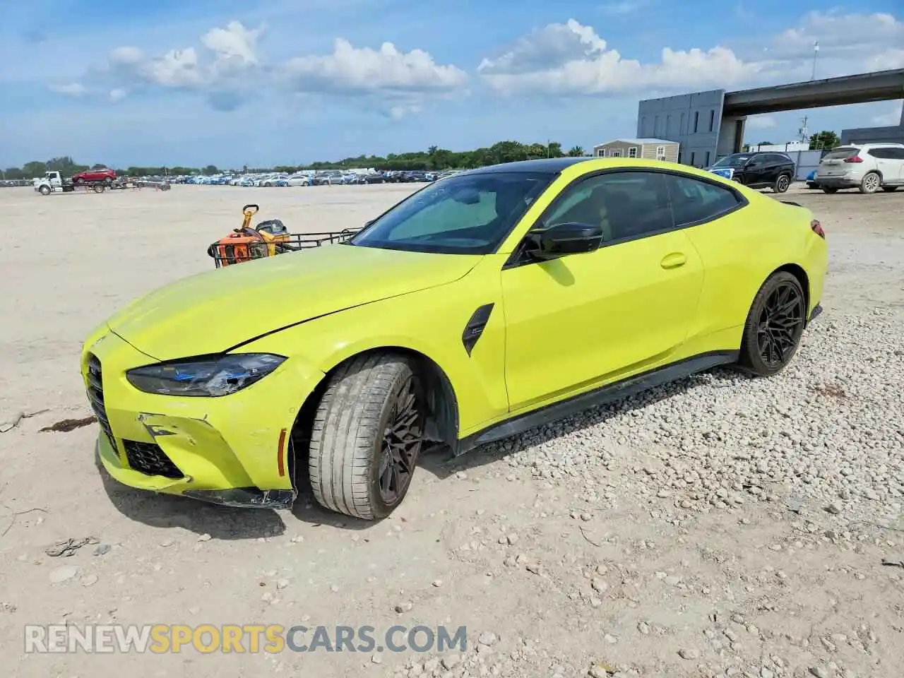 1 fotografías del automóvil dañado WBS43AZ03RCP80548 BMW M4 2024