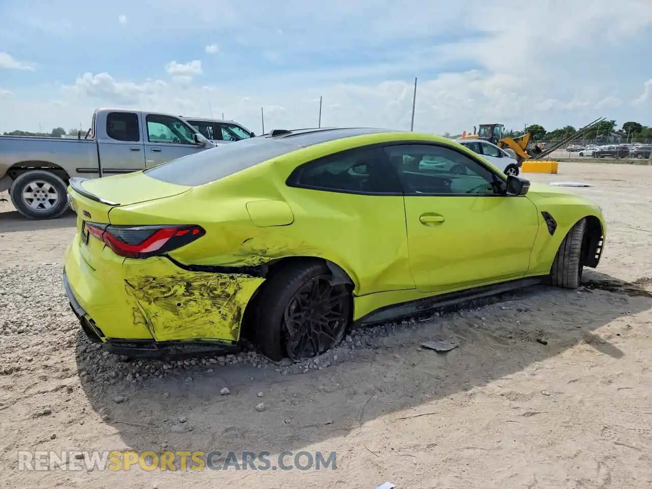 3 fotografías del automóvil dañado WBS43AZ03RCP80548 BMW M4 2024