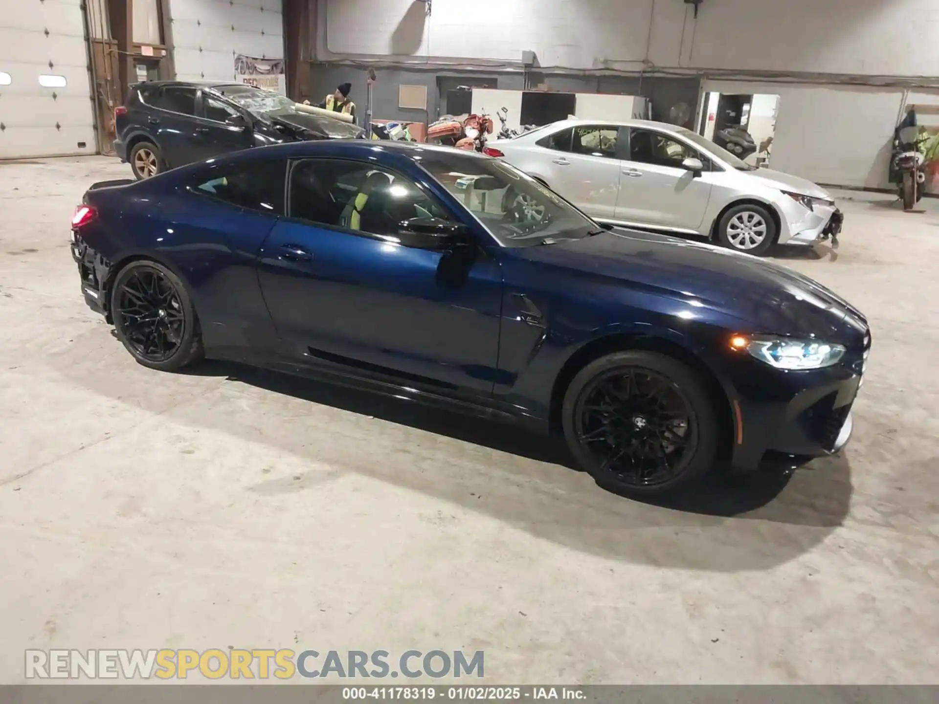1 Photograph of a damaged car WBS43AZ04RCP64729 BMW M4 2024