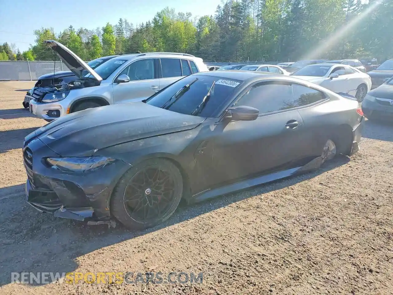 1 Photograph of a damaged car WBS43AZ05RCN50896 BMW M4 2024