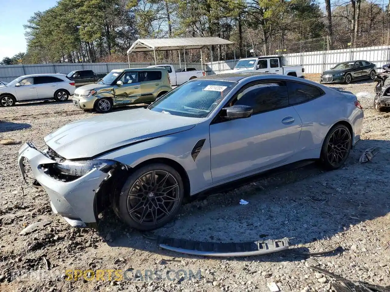 1 Photograph of a damaged car WBS43AZ05RCP26135 BMW M4 2024