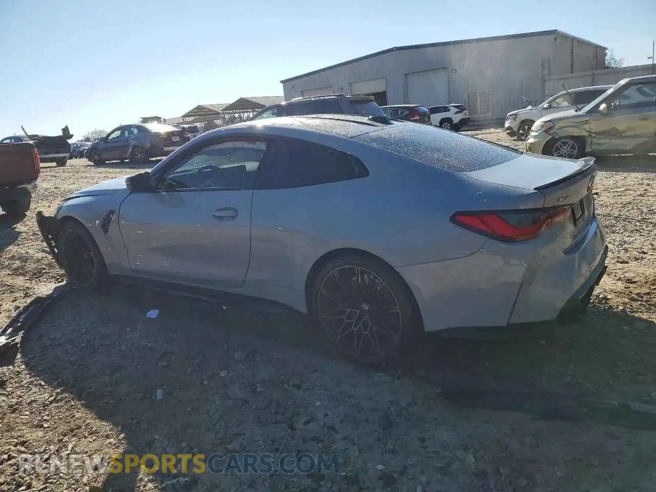 2 Photograph of a damaged car WBS43AZ05RCP26135 BMW M4 2024