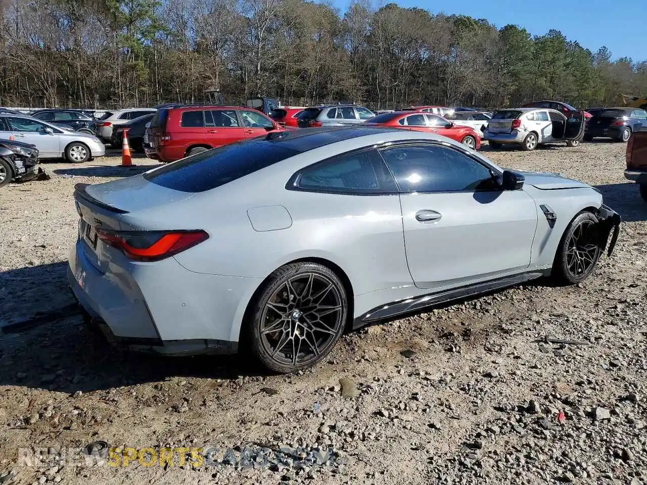 3 Photograph of a damaged car WBS43AZ05RCP26135 BMW M4 2024