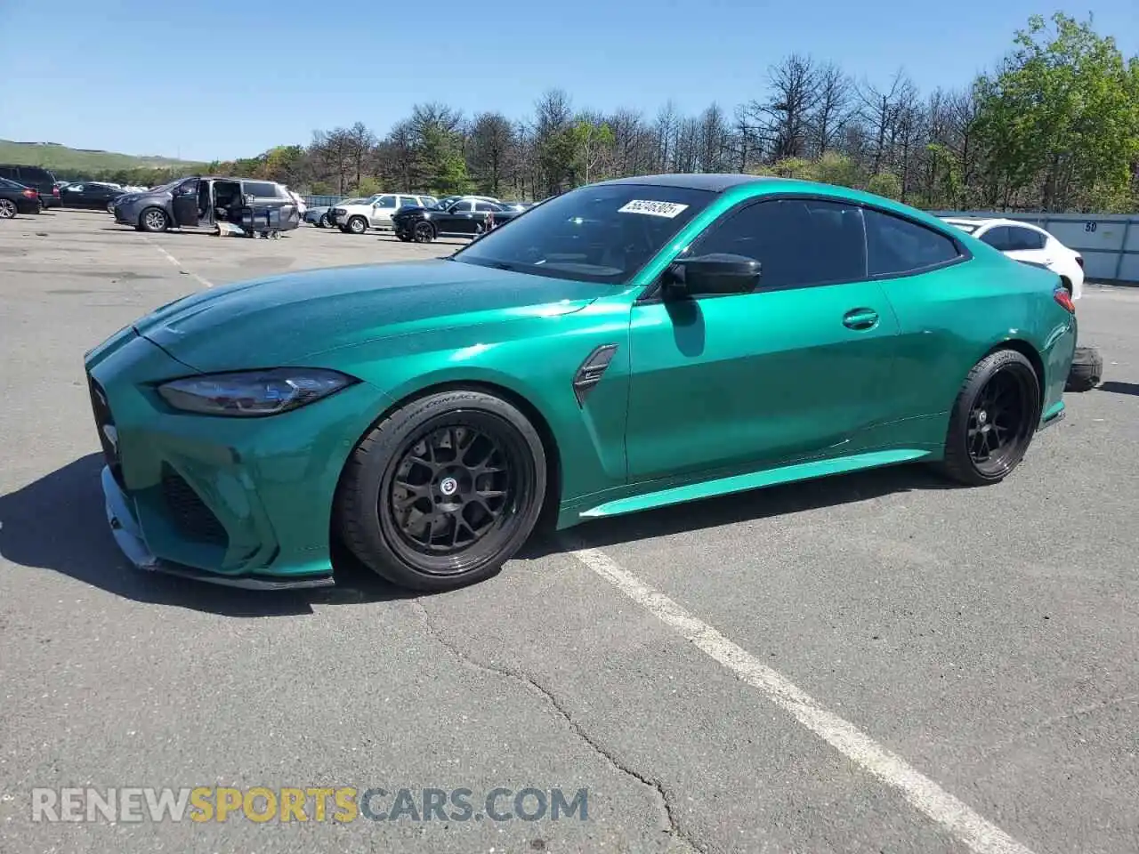 1 Фотография поврежденного автомобиля WBS43AZ05RCR91749 BMW M4 2024