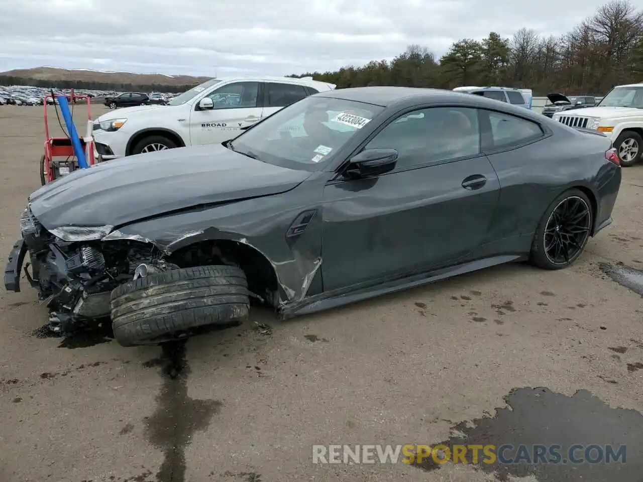 1 Photograph of a damaged car WBS43AZ07RCP39873 BMW M4 2024