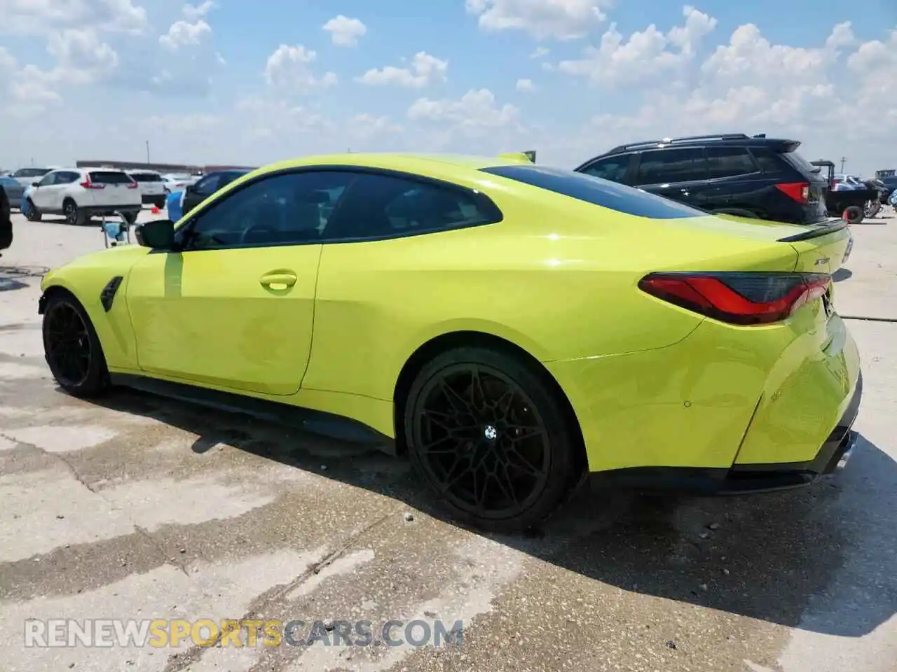 2 Photograph of a damaged car WBS43AZ09RCR74078 BMW M4 2024
