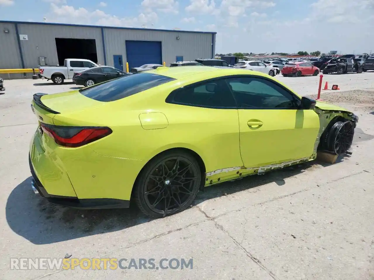 3 Photograph of a damaged car WBS43AZ09RCR74078 BMW M4 2024