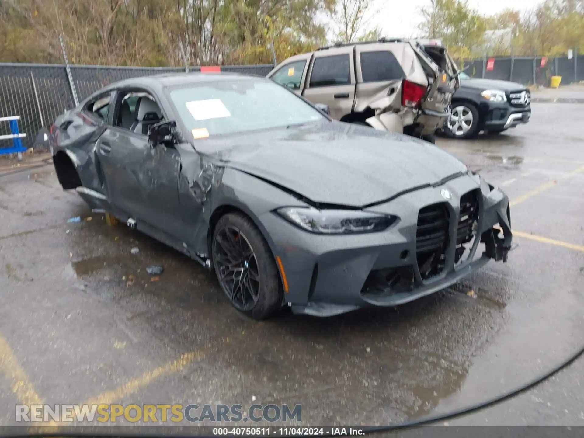 1 Photograph of a damaged car WBS43AZ0XRCP59910 BMW M4 2024