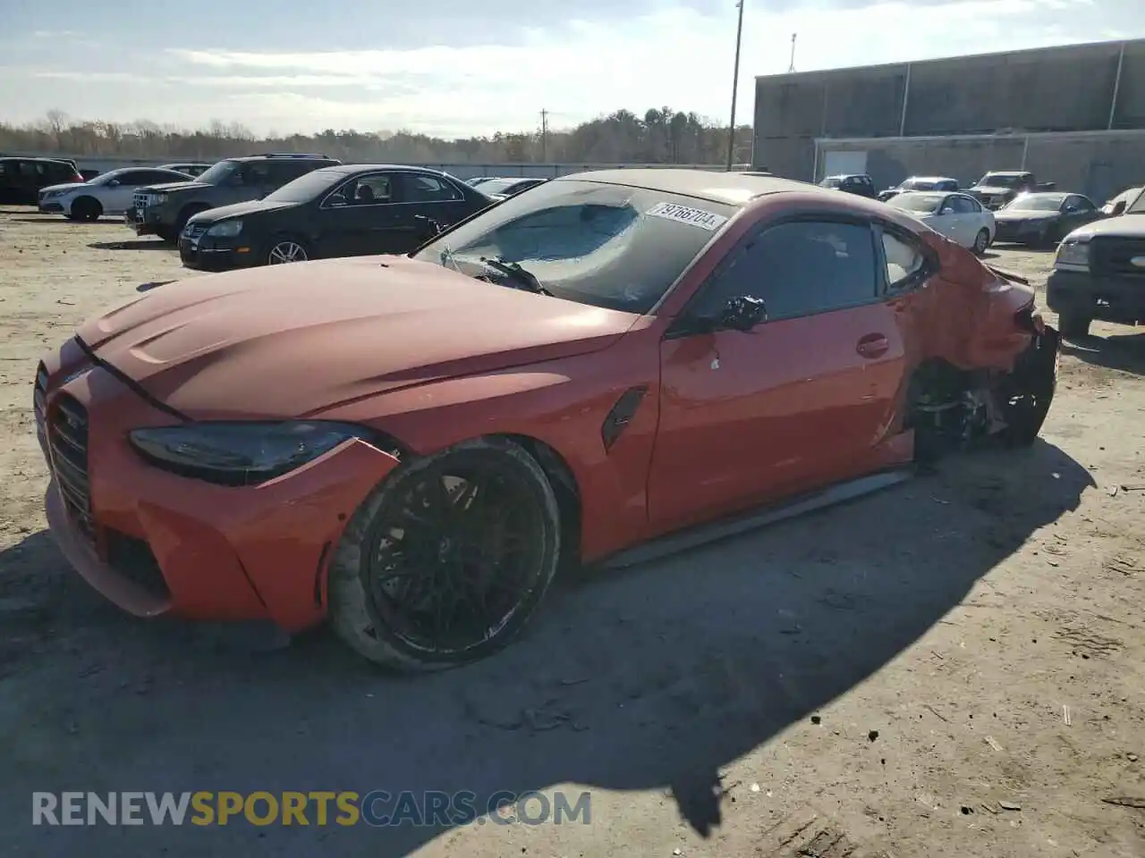 1 Photograph of a damaged car WBS43AZ0XRCP80630 BMW M4 2024