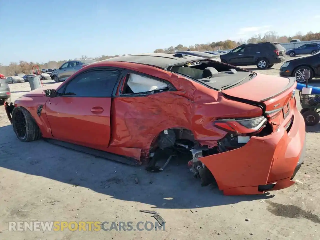 2 Photograph of a damaged car WBS43AZ0XRCP80630 BMW M4 2024