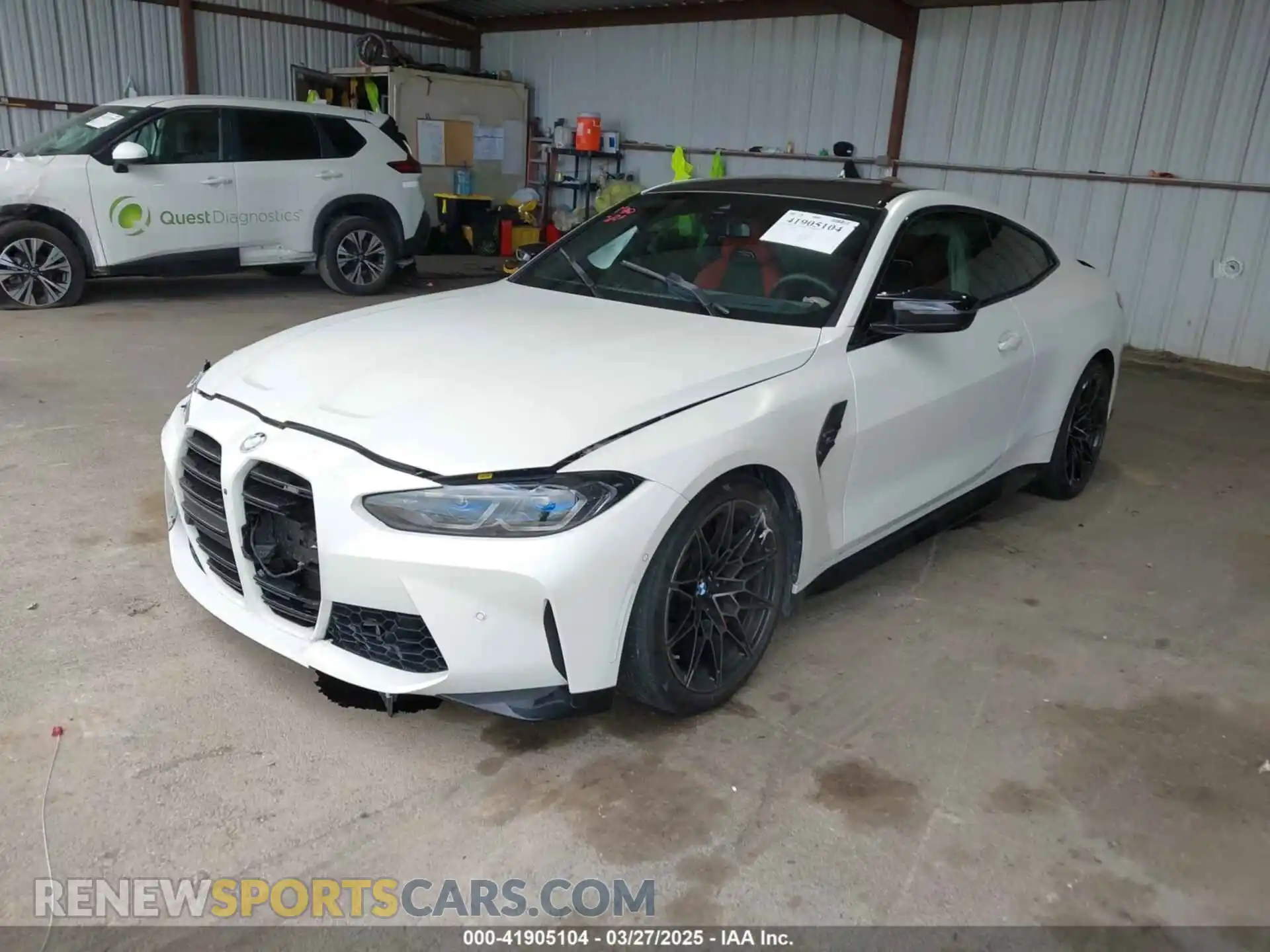 2 Photograph of a damaged car WBS43AZ0XRCS01913 BMW M4 2024