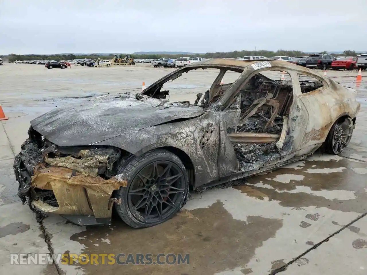 1 Photograph of a damaged car WBS53AZ02RCP63857 BMW M4 2024