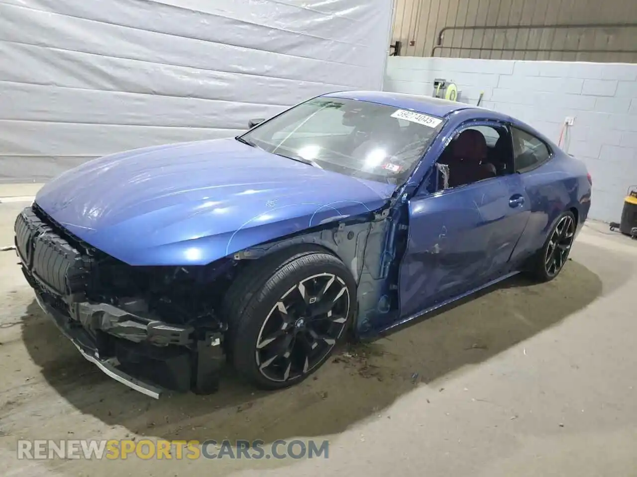 1 Photograph of a damaged car WBA83DA03SCT29435 BMW M4 2025