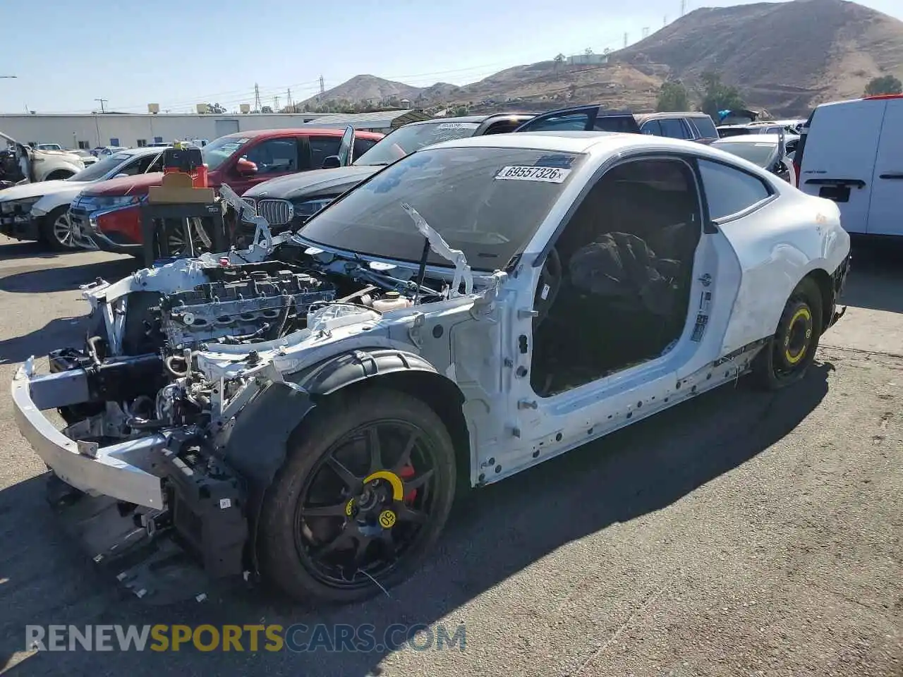 1 Photograph of a damaged car WBA83DA05SCU77831 BMW M4 2025
