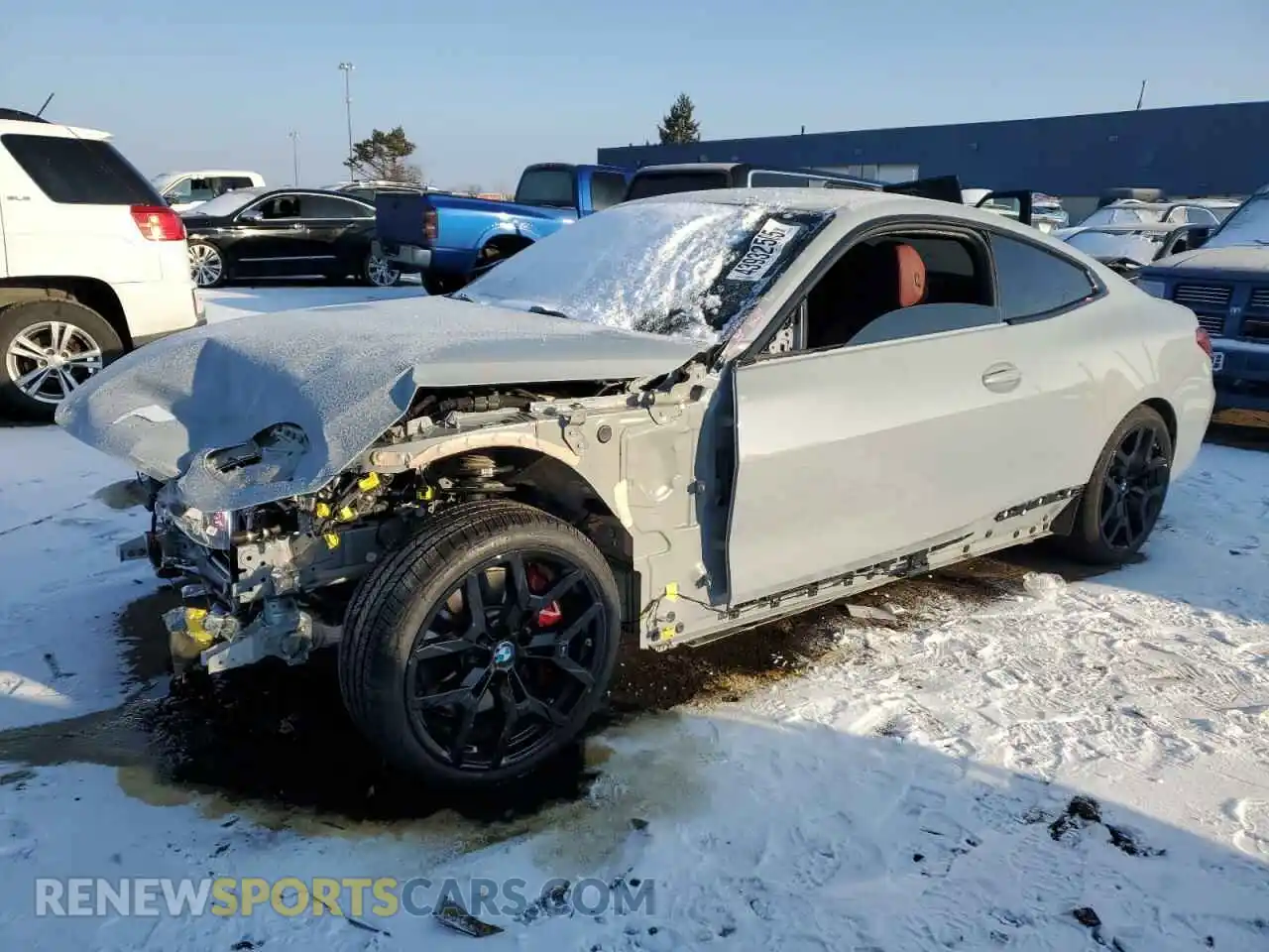 1 Photograph of a damaged car WBA83DA07SCT64818 BMW M4 2025