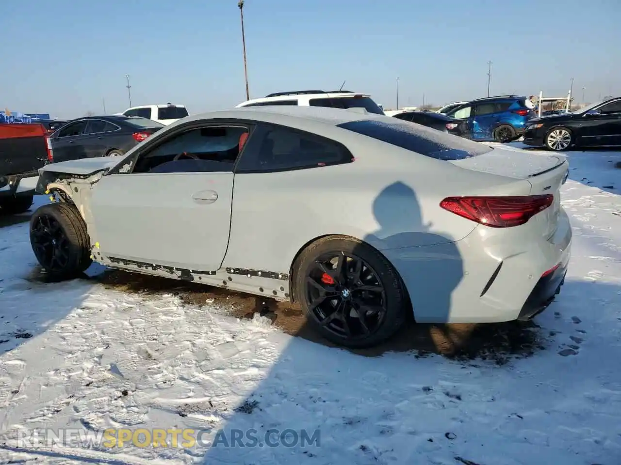 2 Photograph of a damaged car WBA83DA07SCT64818 BMW M4 2025