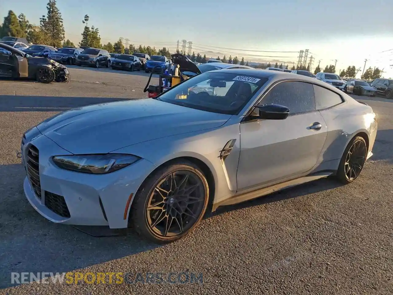 1 Photograph of a damaged car WBS23HK06SCS16652 BMW M4 2025