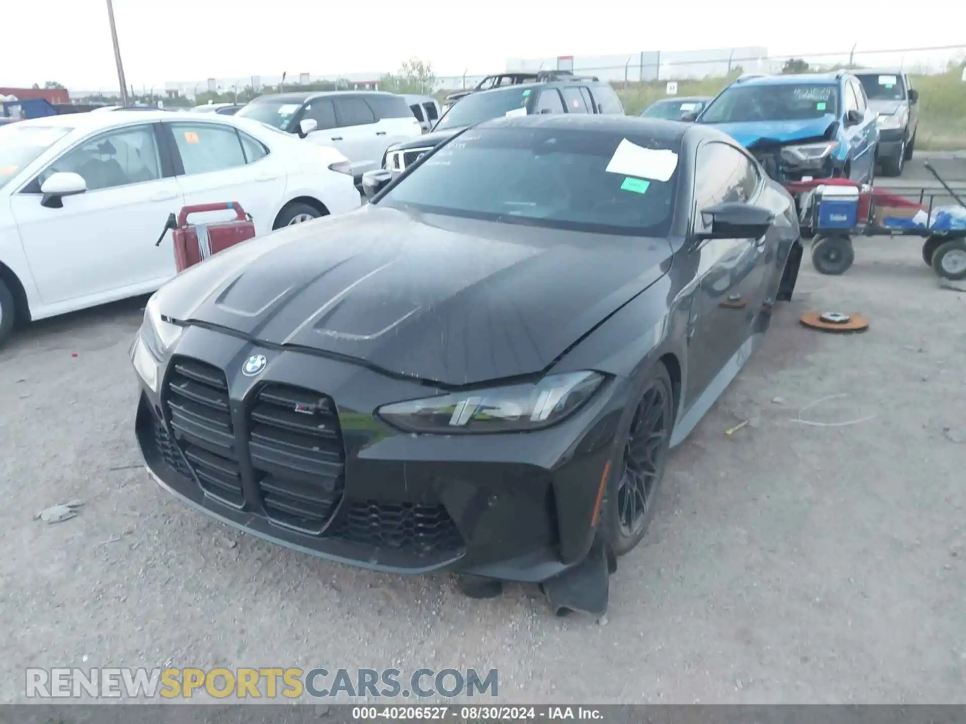2 Photograph of a damaged car WBS33HK04SCS29873 BMW M4 2025