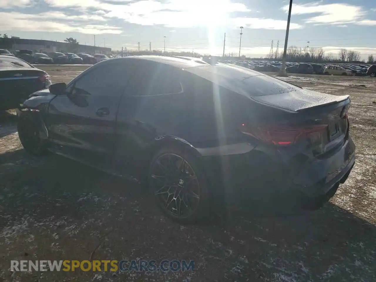 2 Photograph of a damaged car WBS33HK04SCT15829 BMW M4 2025