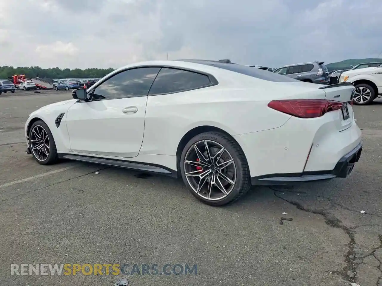 2 fotografías del automóvil dañado WBS33HK06SCS24738 BMW M4 2025