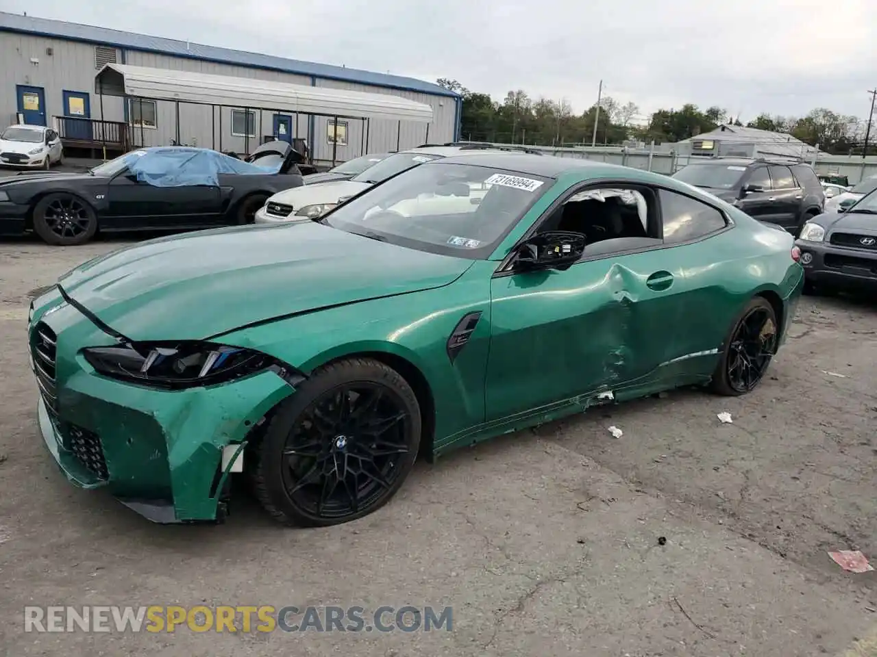 1 Photograph of a damaged car WBS33HK07SCS52659 BMW M4 2025