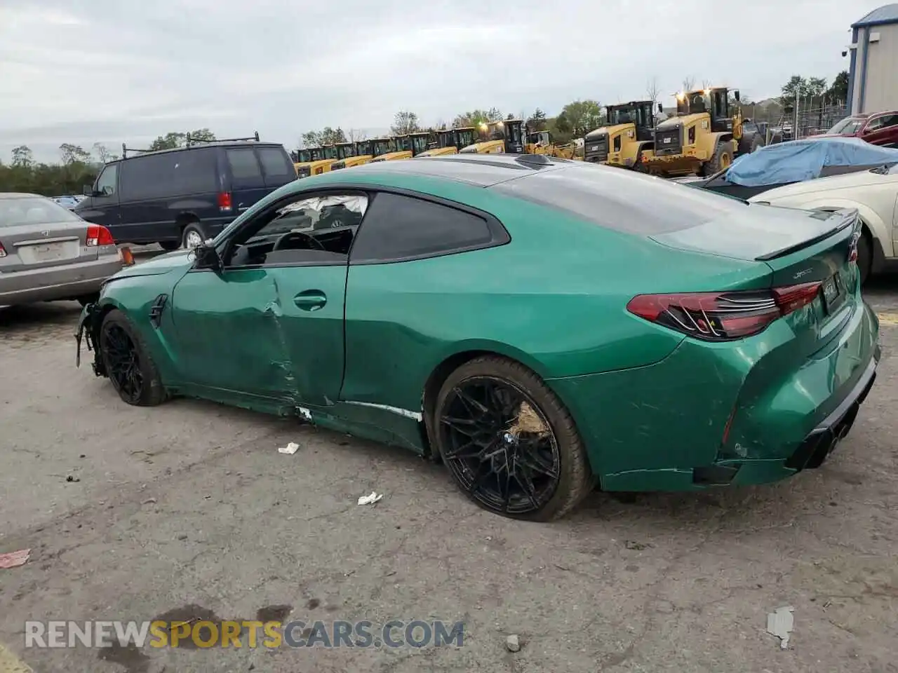 2 Photograph of a damaged car WBS33HK07SCS52659 BMW M4 2025