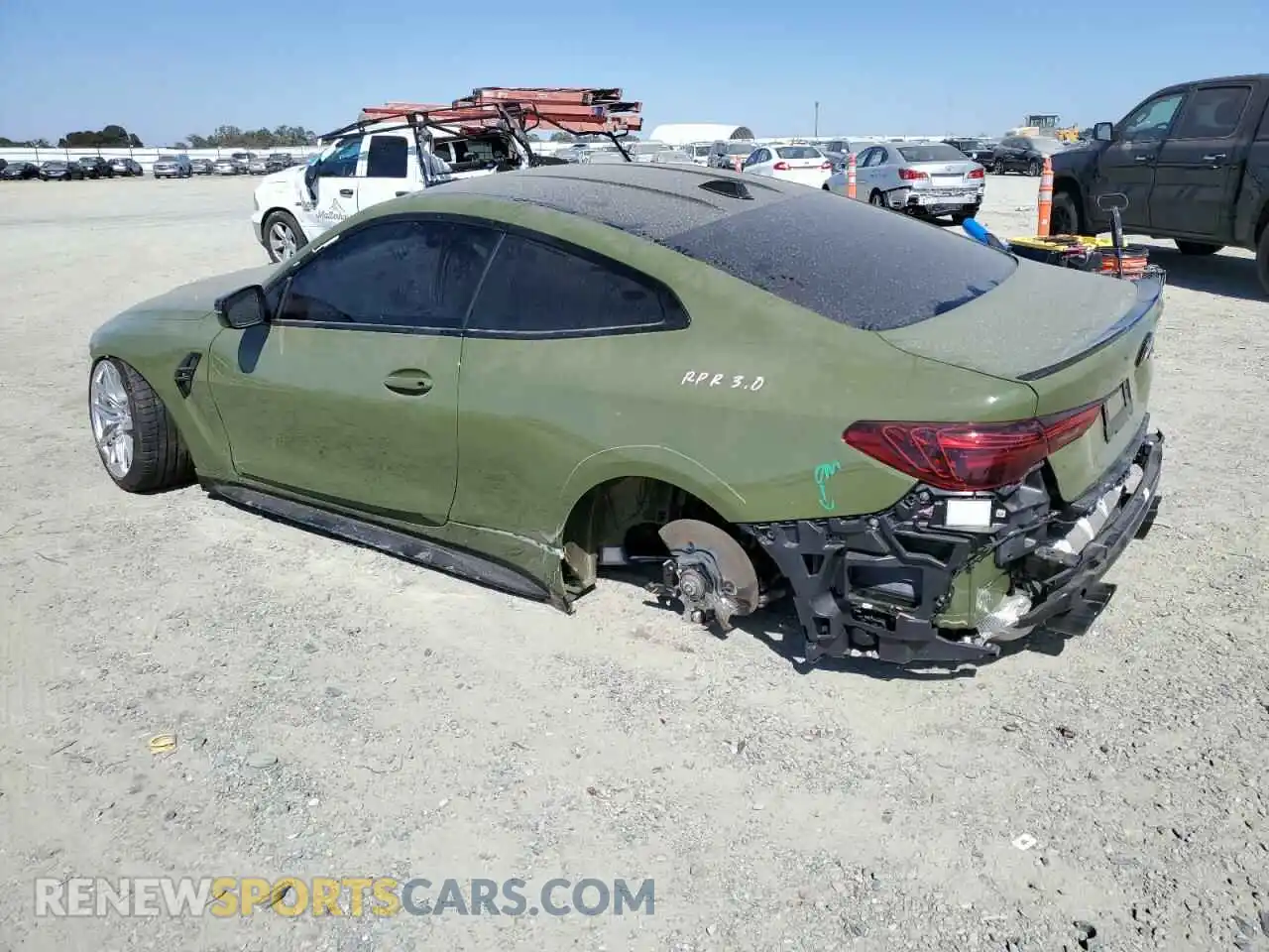 2 Photograph of a damaged car WBS33HK08SCS46515 BMW M4 2025
