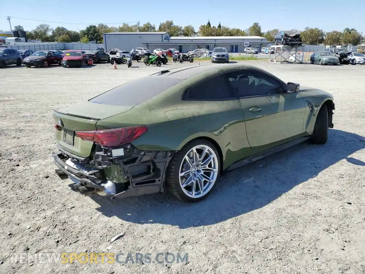 3 Photograph of a damaged car WBS33HK08SCS46515 BMW M4 2025