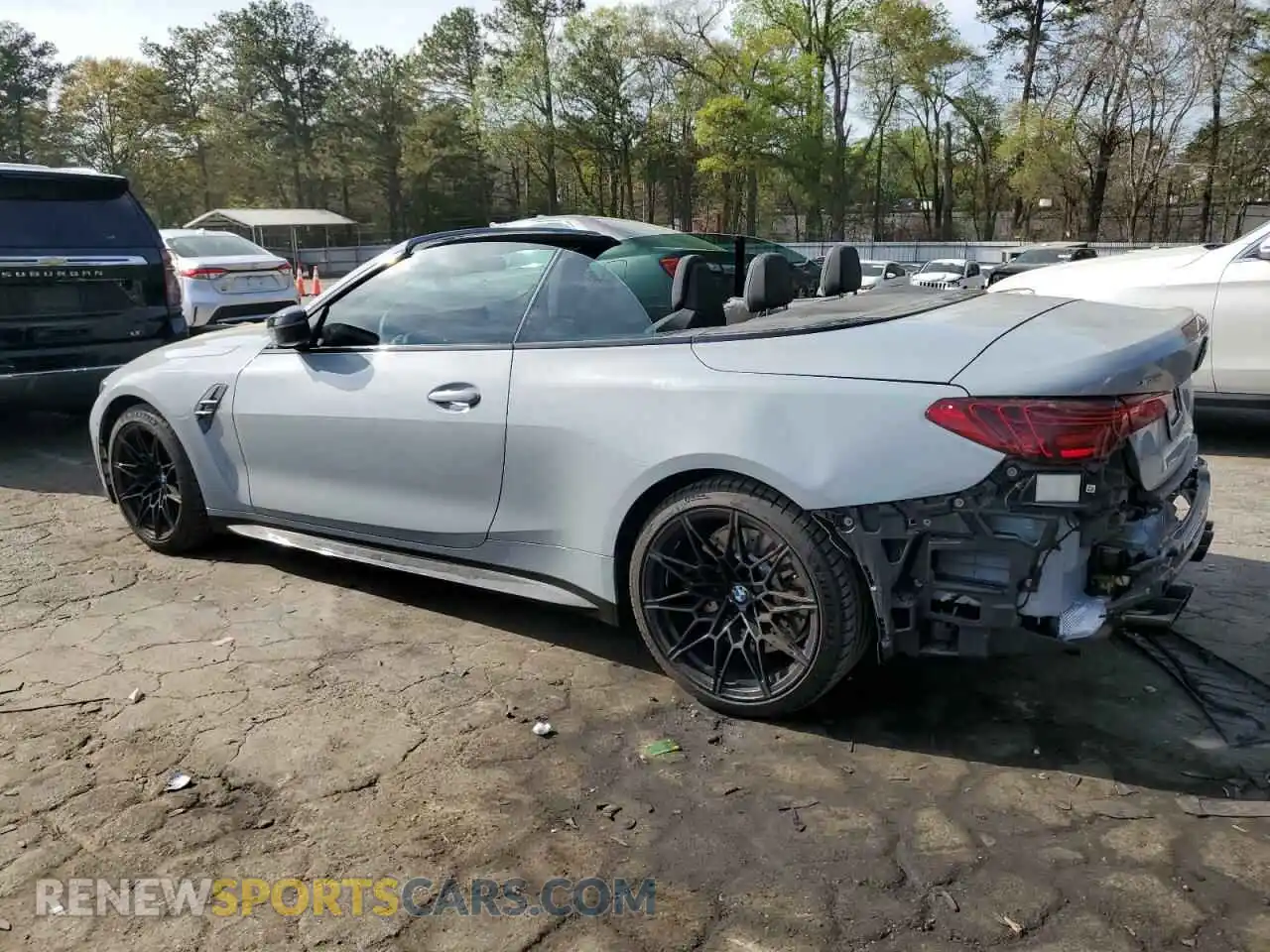 2 fotografías del automóvil dañado WBS43BA05SCS49472 BMW M4 2025