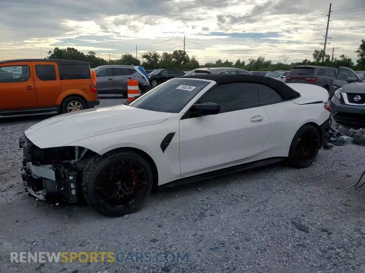 1 Photograph of a damaged car WBS43BA09SCU66197 BMW M4 2025