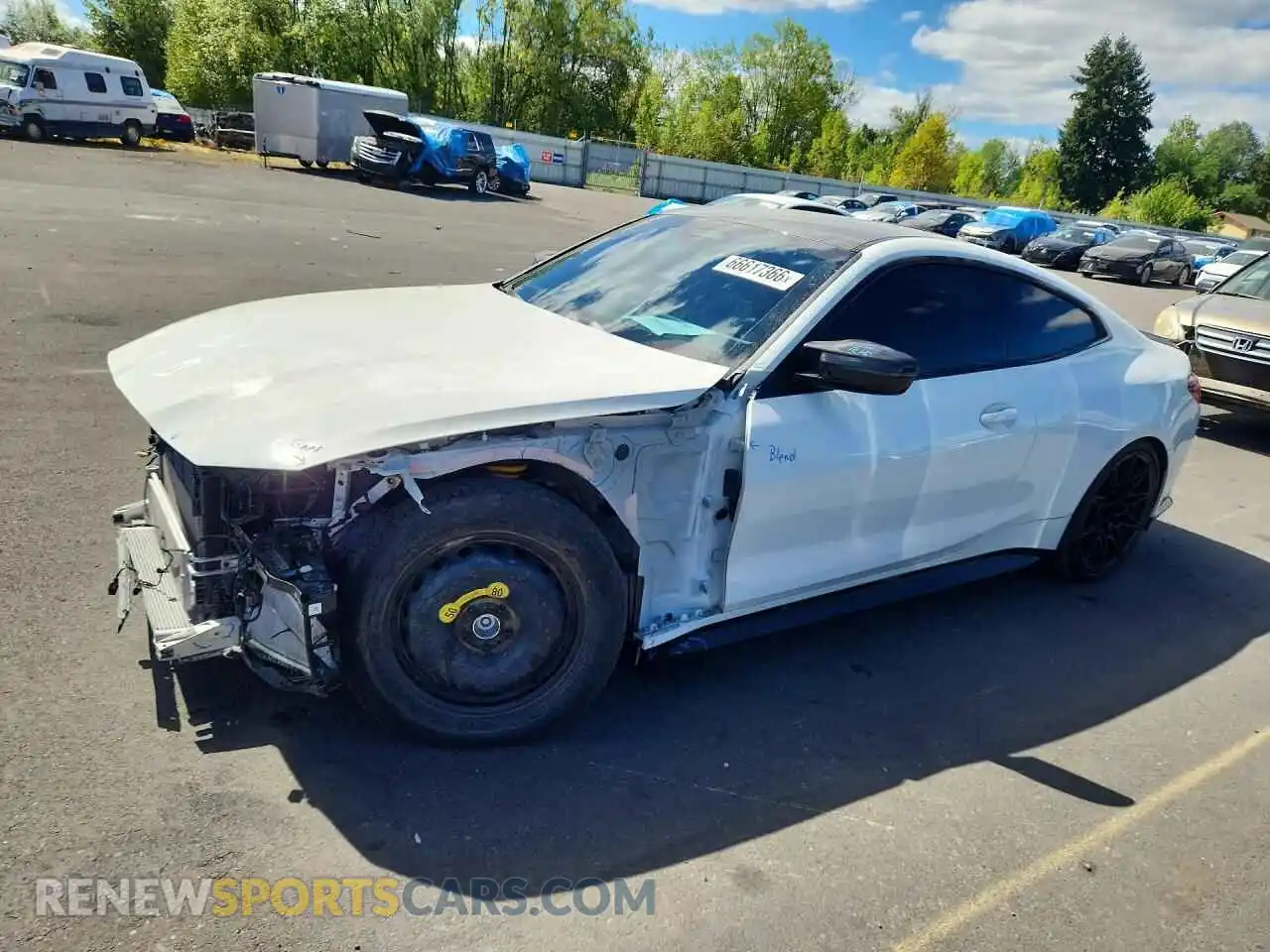 1 Photograph of a damaged car WBS33HK08TCV00192 BMW M4 2026