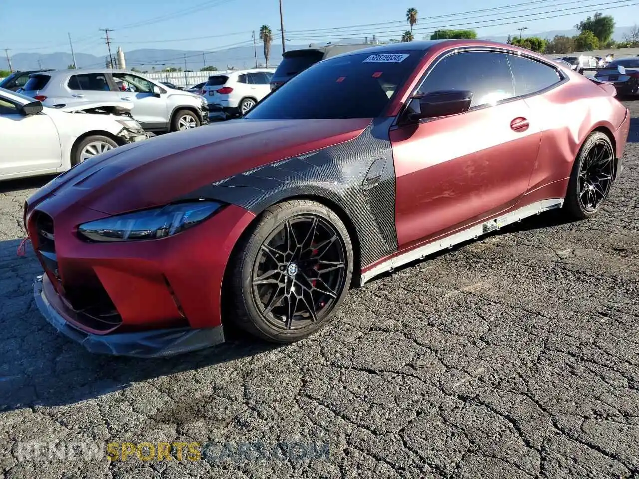 1 fotografías del automóvil dañado WBS33HK09TCW04626 BMW M4 2026
