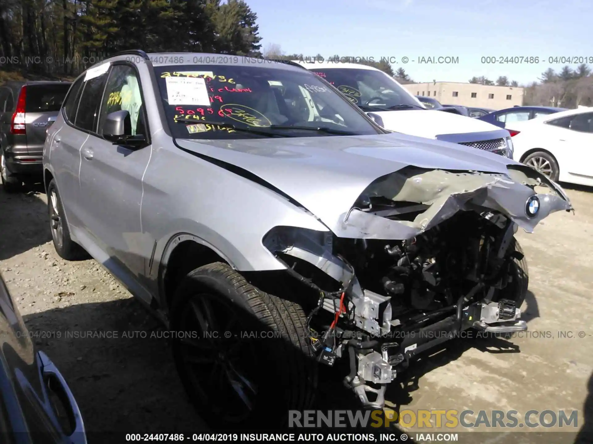 1 Photograph of a damaged car 5UXTS3C51K0Z05865 BMW M40I 2019