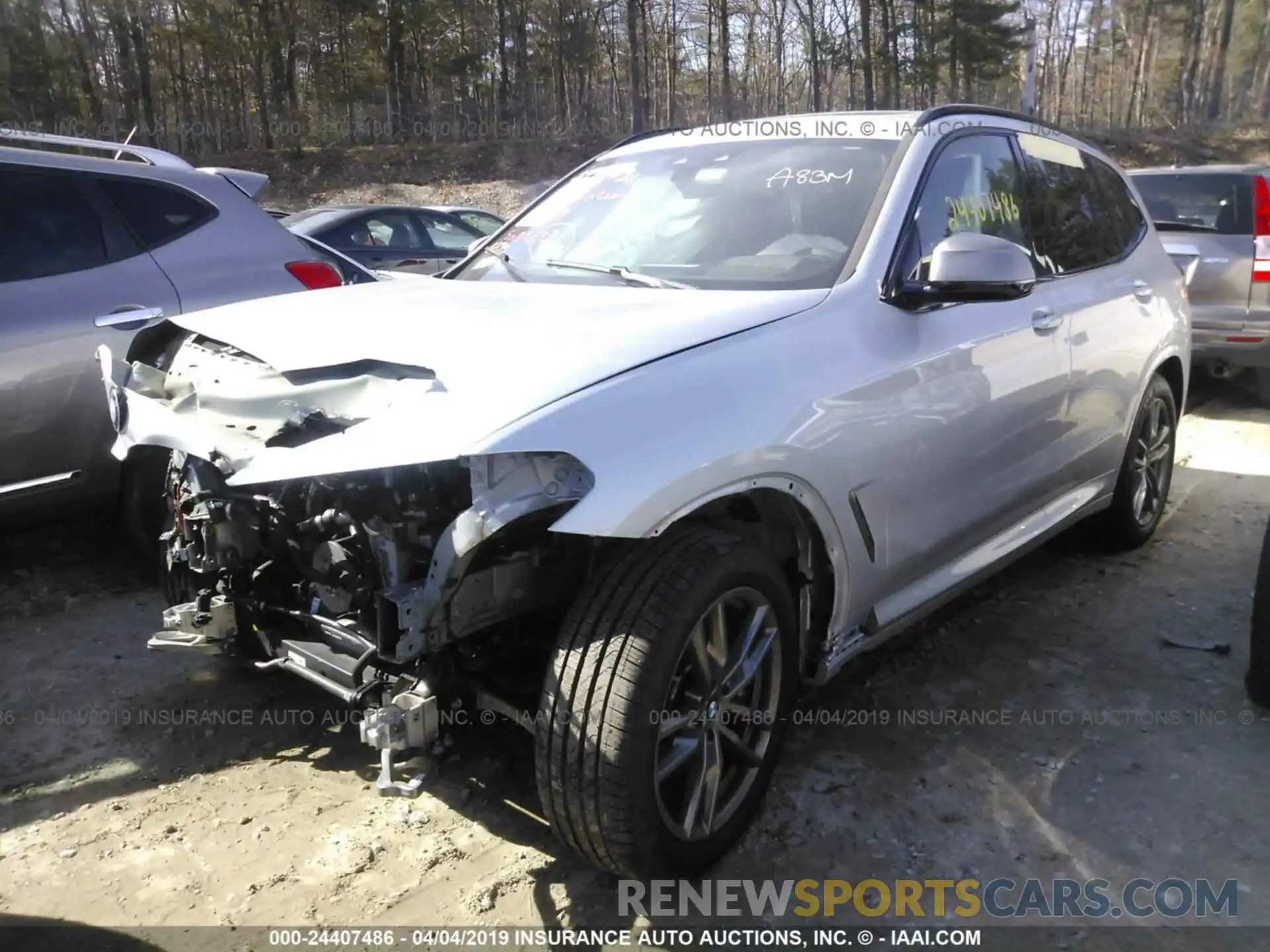 2 Photograph of a damaged car 5UXTS3C51K0Z05865 BMW M40I 2019