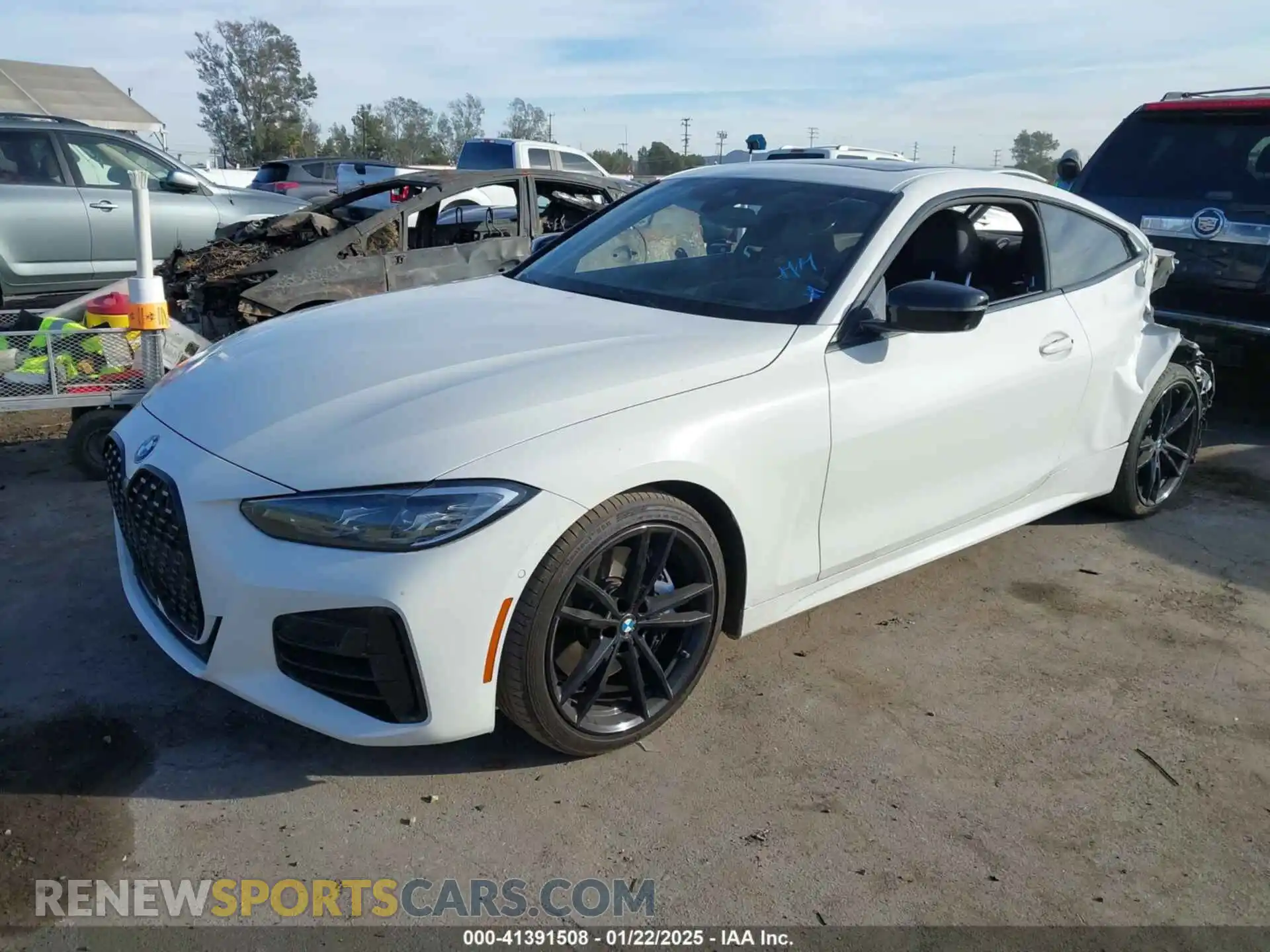 2 fotografías del automóvil dañado WBA13AR09MCF64044 BMW M440I 2021