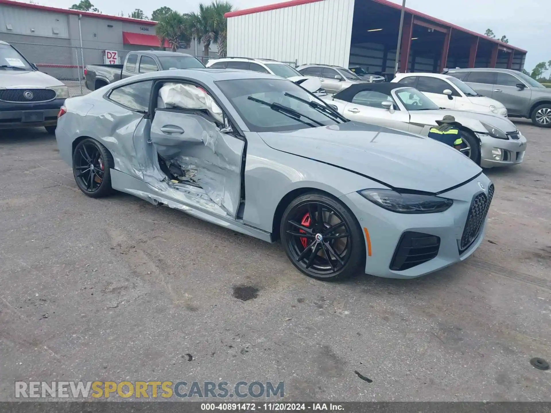 1 Photograph of a damaged car WBA13AR01PCL90729 BMW M440I 2023