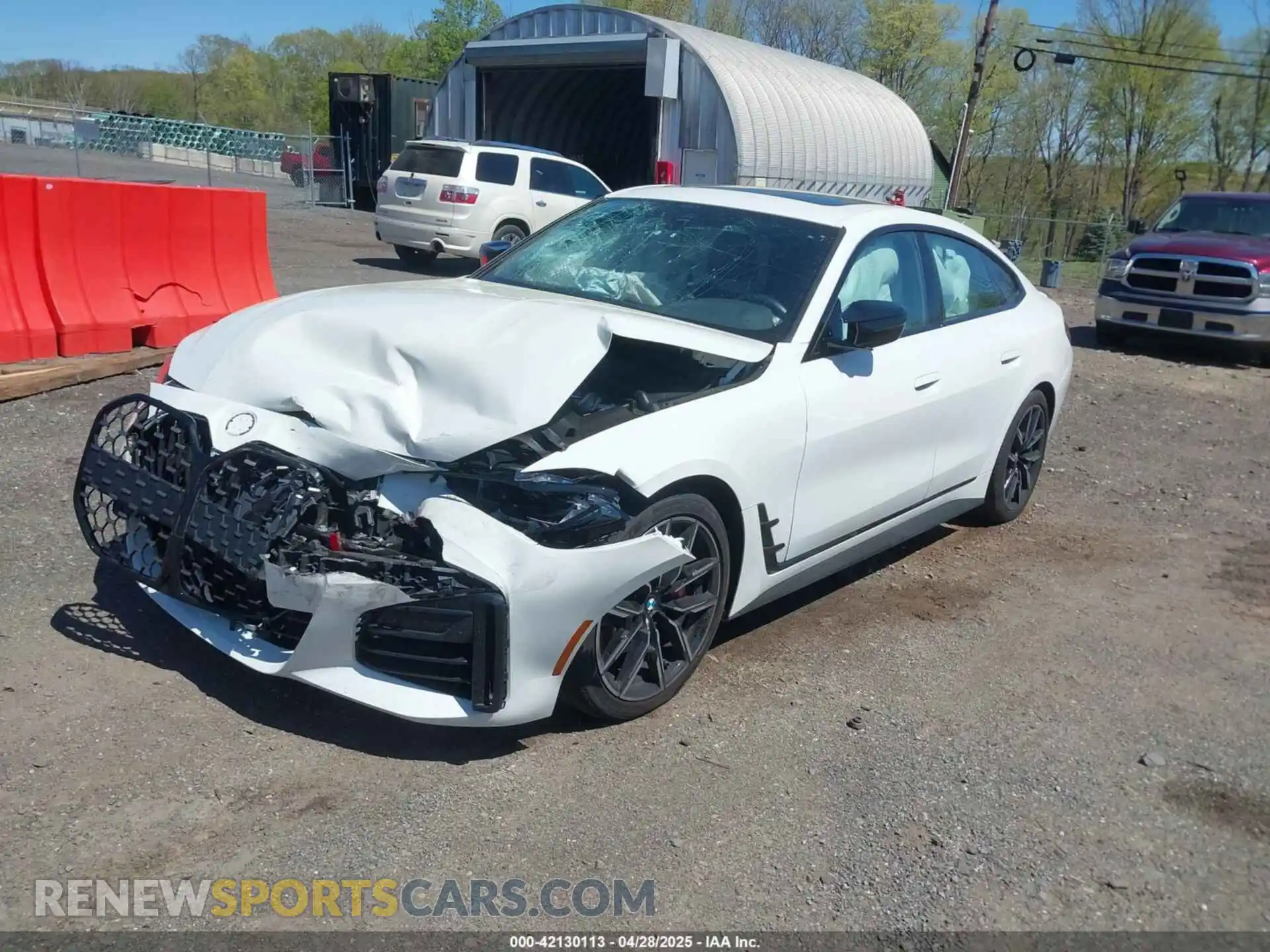 2 fotografías del automóvil dañado WBA13AW09NFM04876 BMW M440I GRAN COUPE 2022