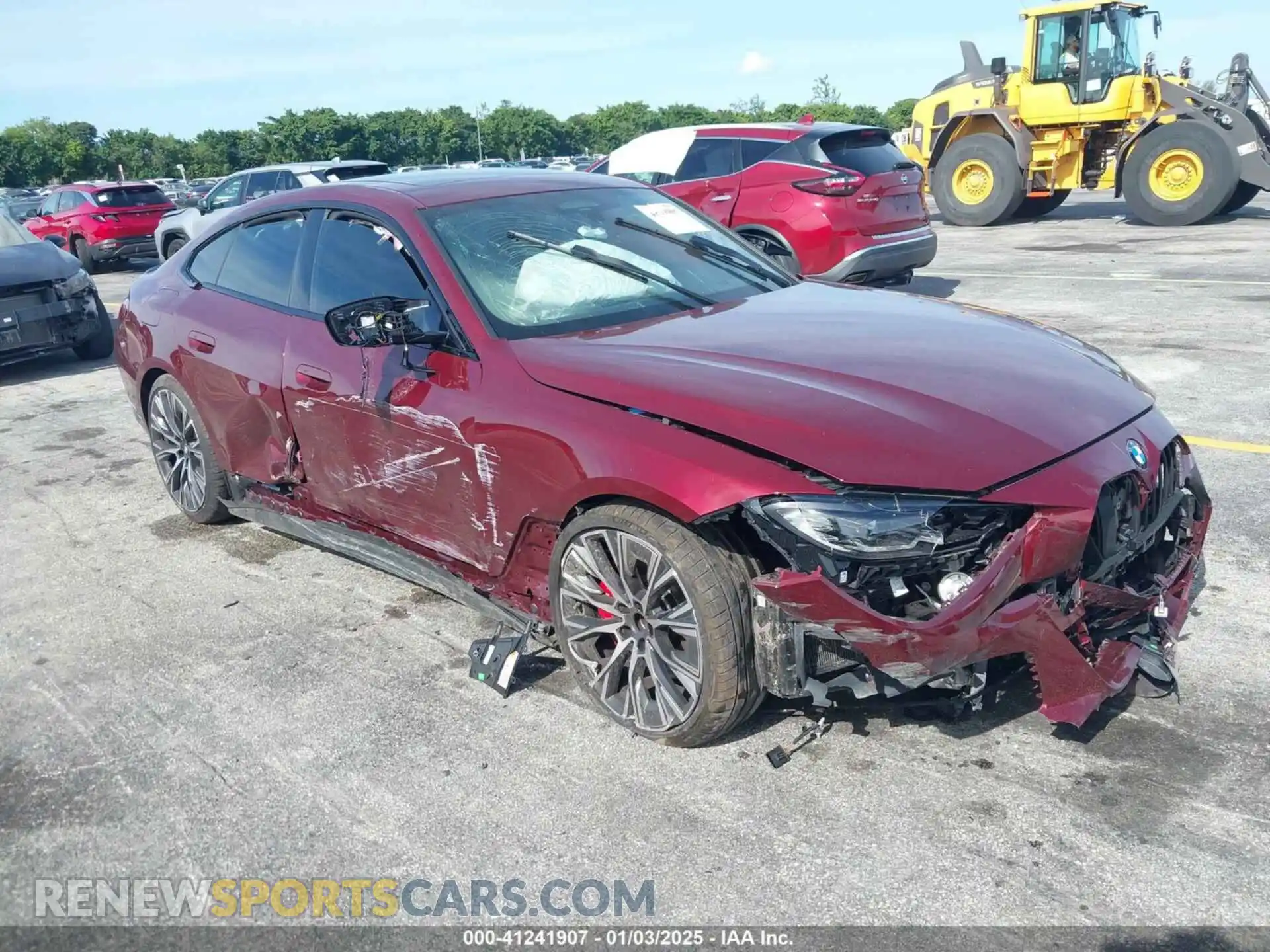 1 fotografías del automóvil dañado WBA63AW01PFN33820 BMW M440I GRAN COUPE 2023