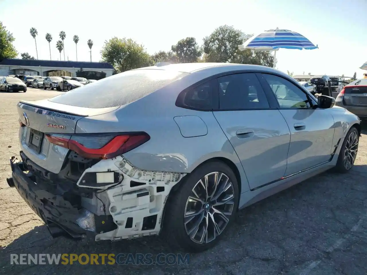 3 fotografías del automóvil dañado WBA13AW00NFM02529 BMW M440XI GRA 2022