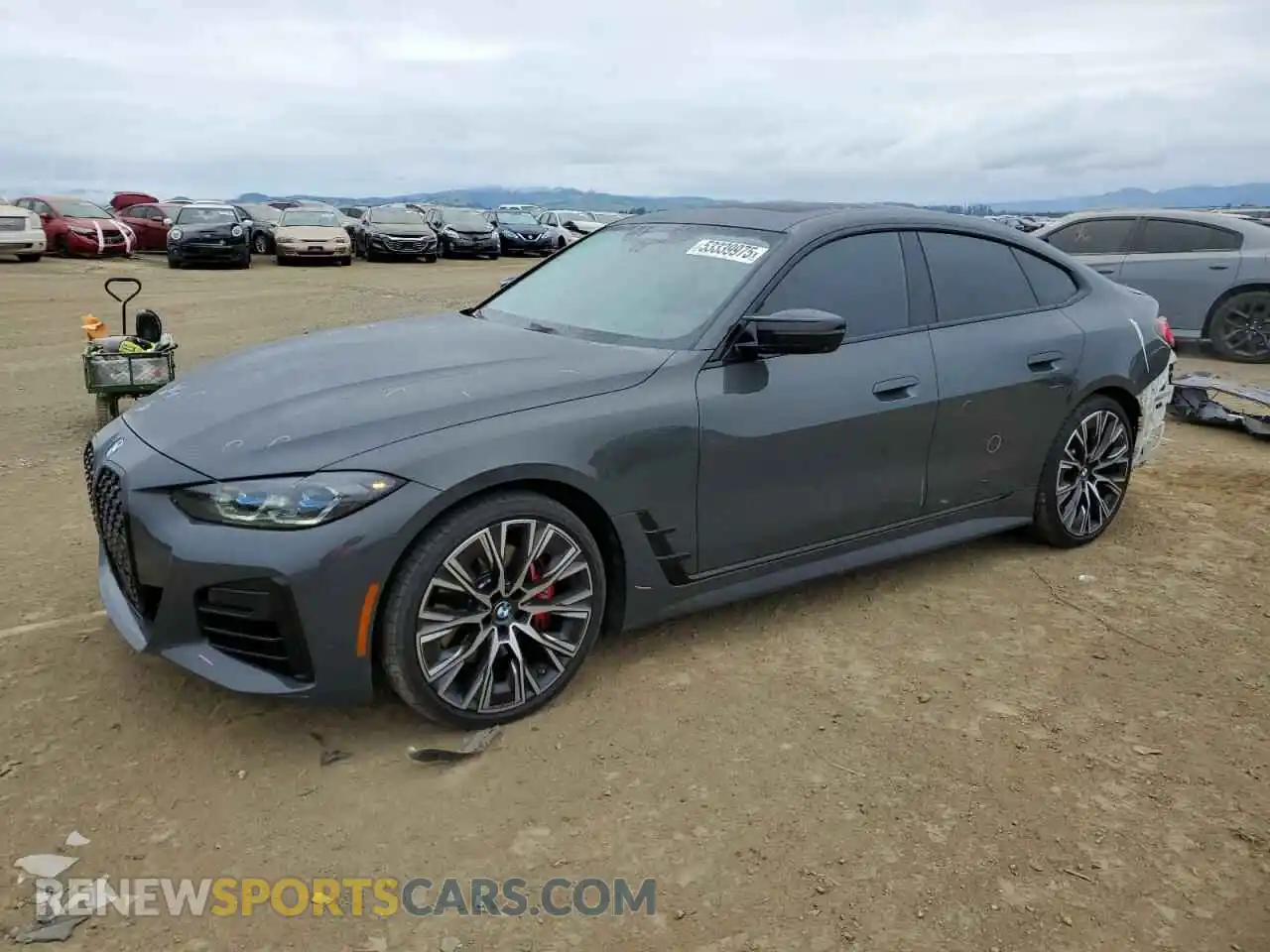 1 Photograph of a damaged car WBA13AW04NFM02565 BMW M440XI GRA 2022