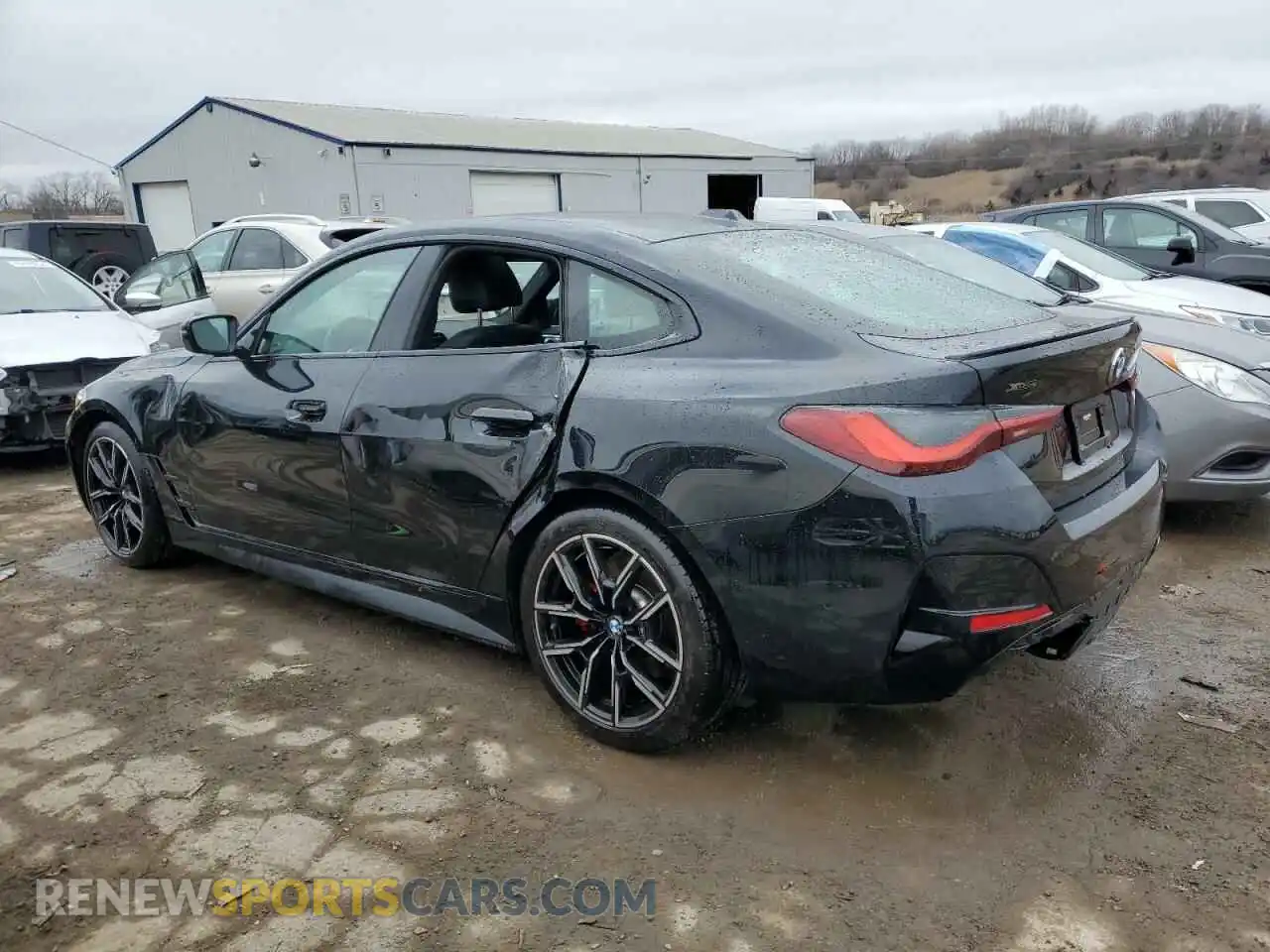 2 fotografías del automóvil dañado WBA13AW08NFM37092 BMW M440XI GRA 2022