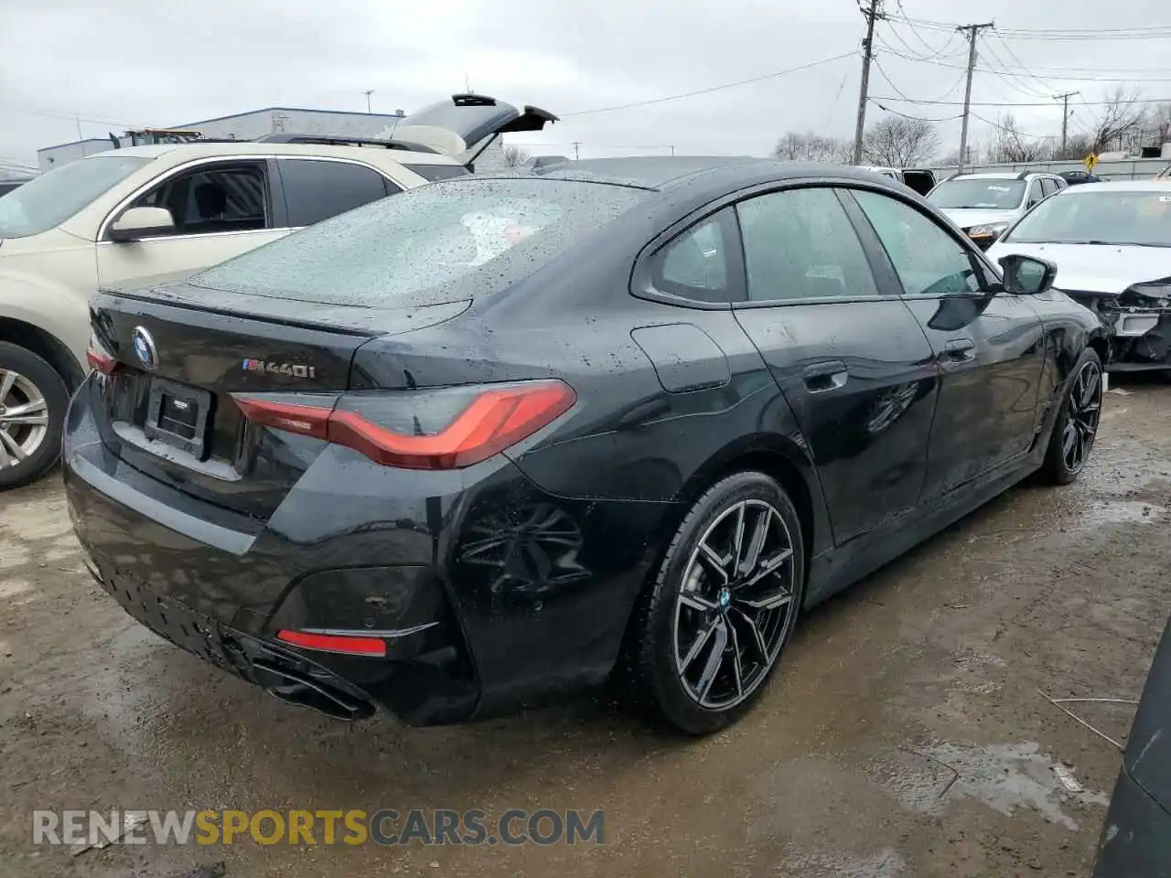3 fotografías del automóvil dañado WBA13AW08NFM37092 BMW M440XI GRA 2022