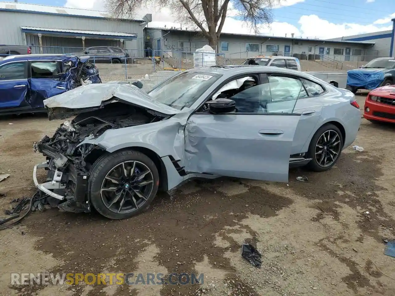 1 Фотография поврежденного автомобиля WBA13AW0XNFM27700 BMW M440XI GRA 2022